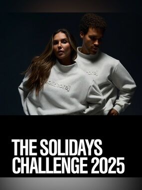 [Solidcore] Solidays challenge 2025 limited edition Gray Crewneck Sweatshirt
